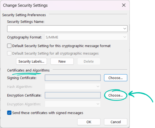 Encrypting Email Attachments in Classic Outlook for Windows (Using S_MIME)_ Adding an S_MIME Certificate to Outlook Step 4