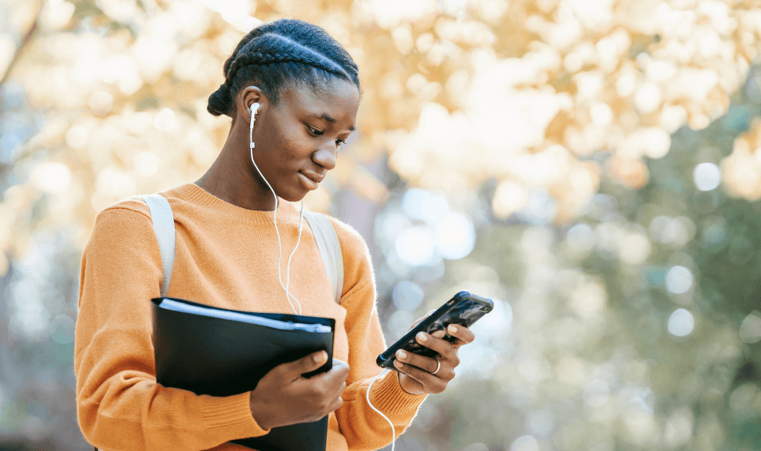 Woman sending document by email-1